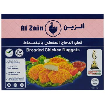Al Zain Breaded Chicken Nuggets 350g