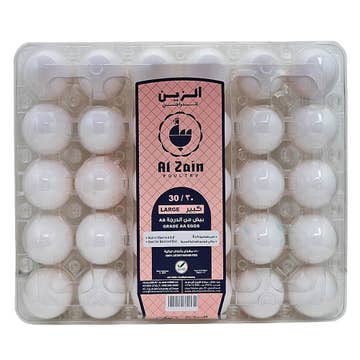 Al Zain Large White Eggs 30s