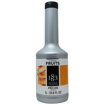 1883 Peach Fruit Puree 1L