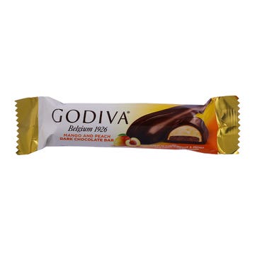 Godiva Mango & Peach Creamy Dark Chocolate Bar 35g