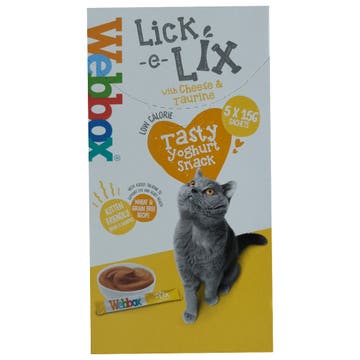Webbox Lick-E-Lix Tasty Yoghurt Snack Cat Food 75g