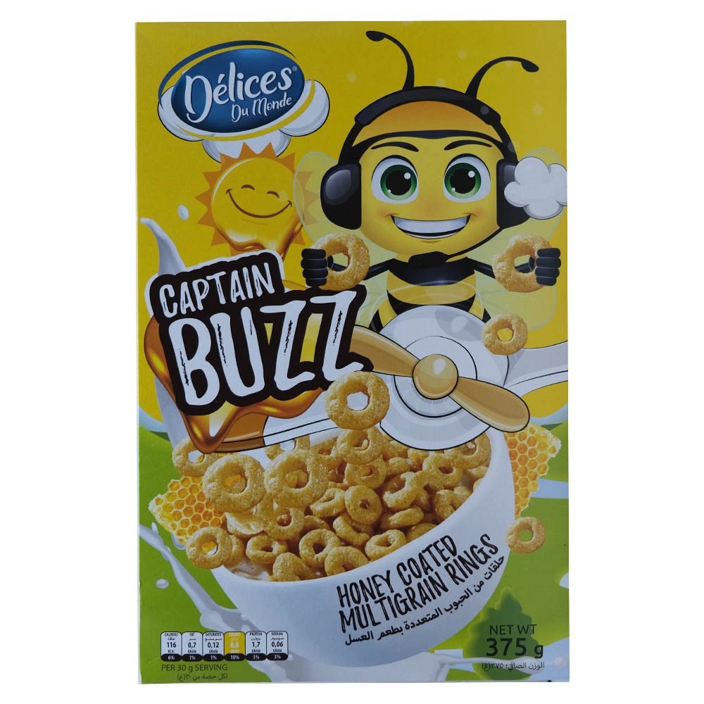 Delices Captain Buzz Multigrain Rings 375g