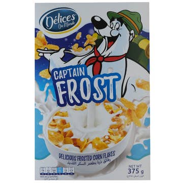 Delices Captain Frost Corn Flakes 375g