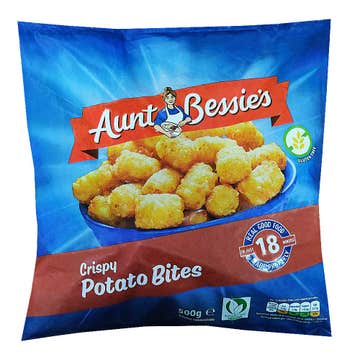 Aunt Bessie's Crispy Potato Bites 500g
