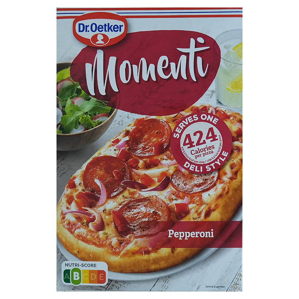 Dr. Oetker Momenti Pepperoni Pizza 190g [Contains Pork]