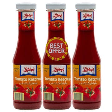 Libby's Tomato Ketchup 3x340g [Special Offer]