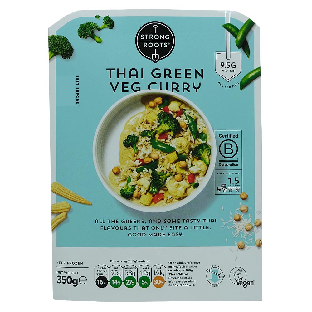 Strong Roots Thai Green Veg Curry 350g
