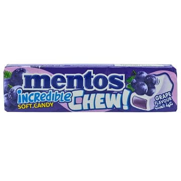 Mentos Incredible Grape Flavour Chew 10s