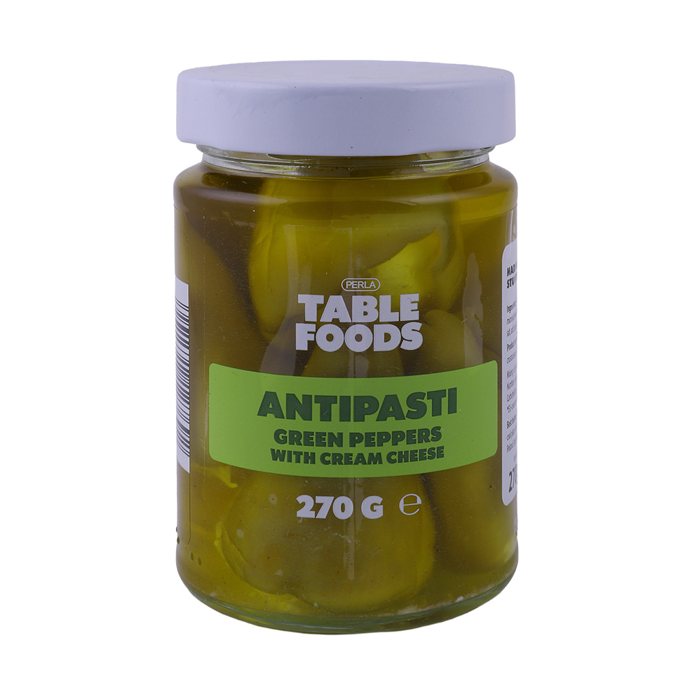 Table Foods Antipasti Green Peppers With Cream Cheese 270g