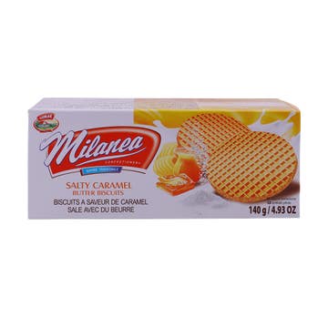Milanea Salty Caramel Butter Biscuits 140g