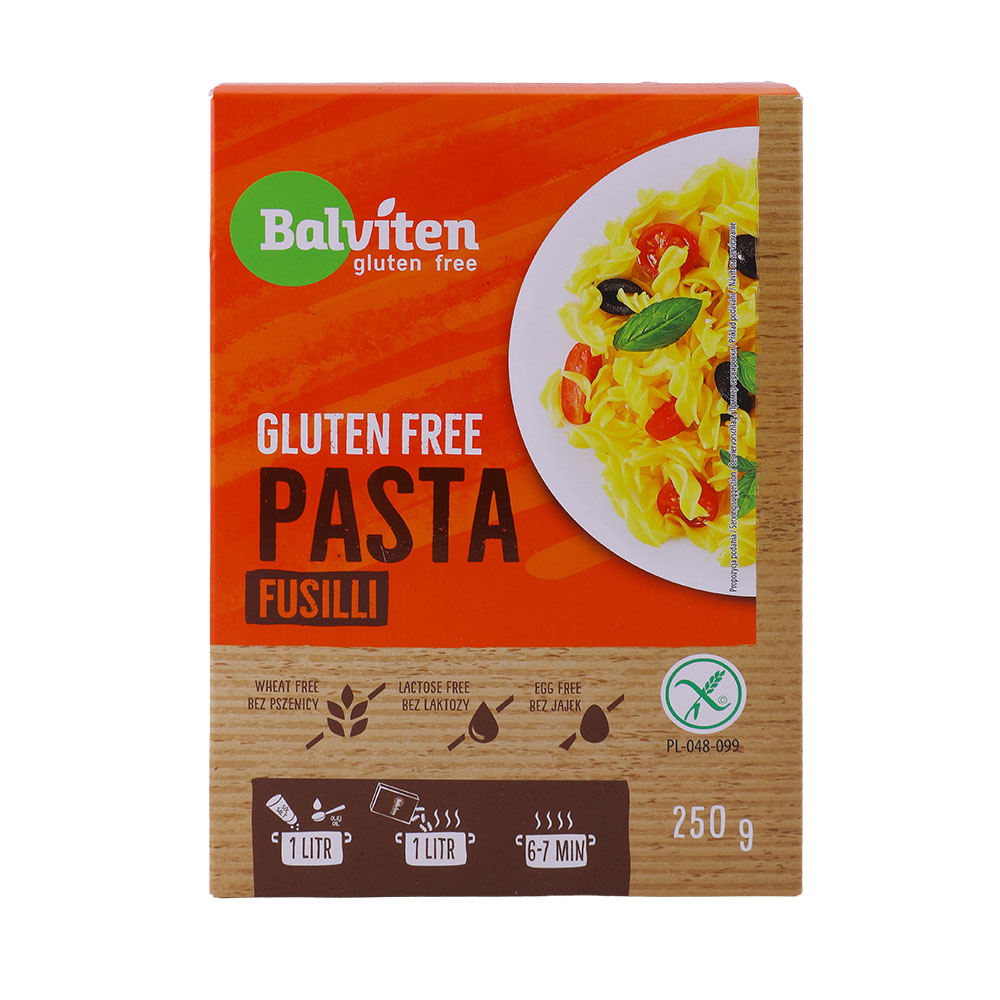 Balviten Gluten Free Fusilli Pasta 250g
