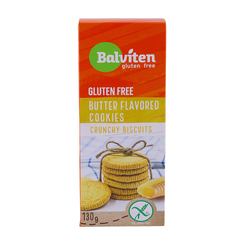Balviten Gluten Free Butter Flavoured Cookies 130g