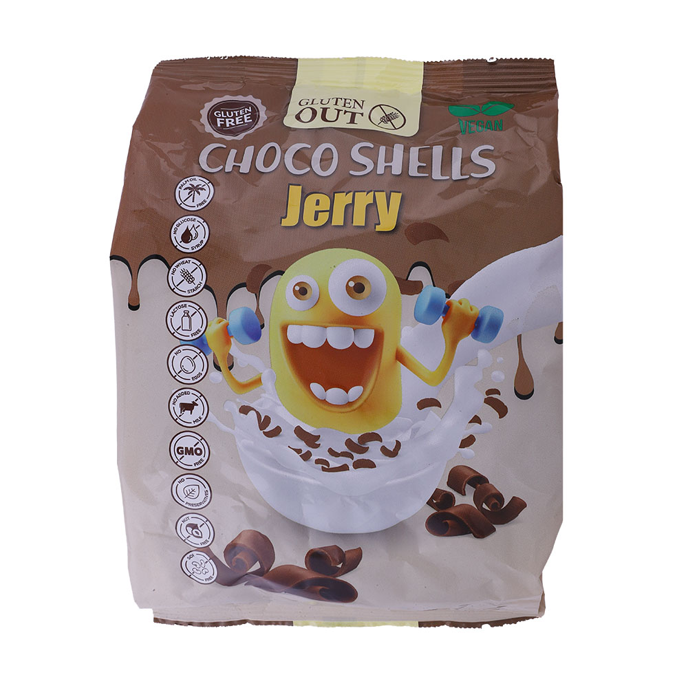 Gluten Out Choco Shells Cocoa 375g