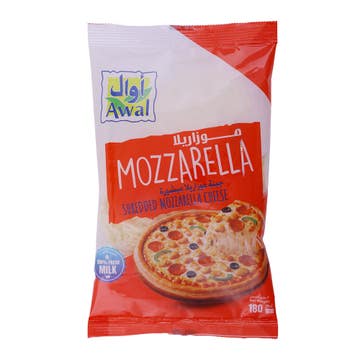 Awal Shredded Mozzarella Cheese 180g