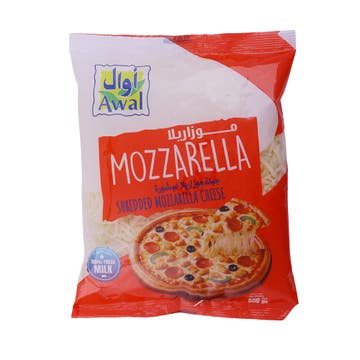 Awal Shredded Mozzarella Cheese 500g