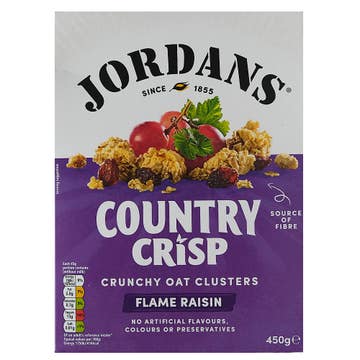 Jordans Country Crisp Flame Raisin Crunchy Oat Clusters 450g