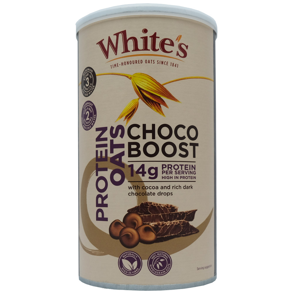 White's Choco Boost Protein Oats 450g
