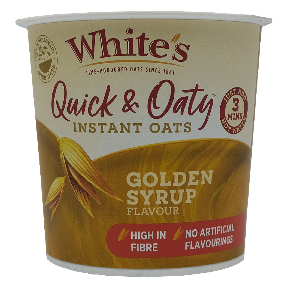 White's Golden Syrup Quick & Oaty Instant Oats 55g