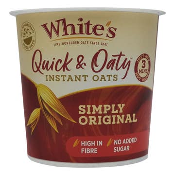 White's Simply Original Quick & Oaty Instant Oats 55g