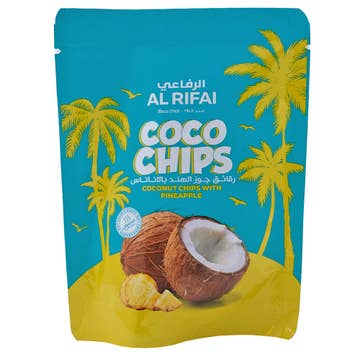Al Rifai Coconut Chips With Pineapple 40g