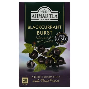 Ahmad Tea Blackcurrant Burst Tea 20s