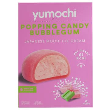 Yumochi Popping Candy Bubble Gum Mochi Ice Cream 192g