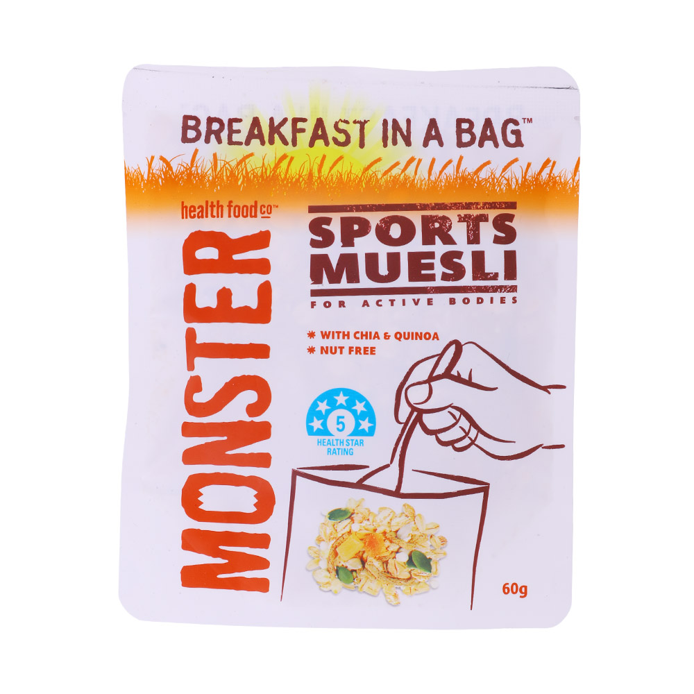 Monster Sports Muesli With Chia & Quinoa 60g