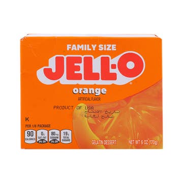 Jell-O Orange Gelatin Dessert 170g