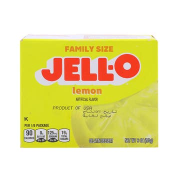 Jell-O Lemon Gelatin Dessert 170g
