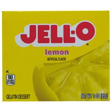 Jell-O Lemon Gelatin Dessert Mix 85g
