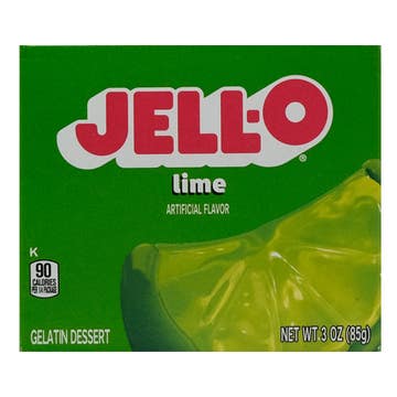 Jell-O Lime Gelatin Dessert 85g