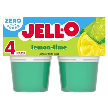 Jell-O Sugar Free Lemon Lime Gelatin Snacks 12.5Oz