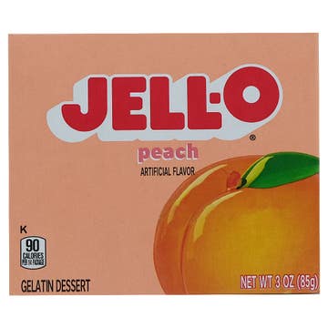 Jell-O Peach Gelatin Dessert Mix 85g
