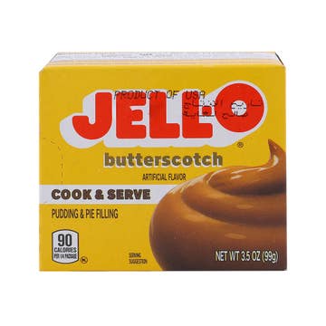 Jell-O Butterscotch Cook & Serve Pudding & Pie Filling 99g