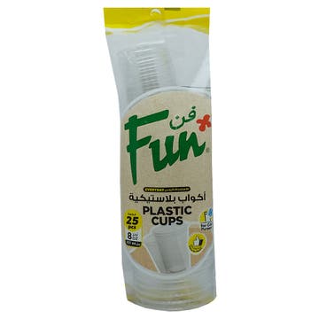 Fun Everyday Plastic Cup 25s 237ml