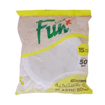 Fun Everyday Plastic Bowl 15cm 50s