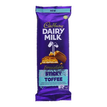 Cadbury Sticky Toffee Dairy Milk Chocolate 102g