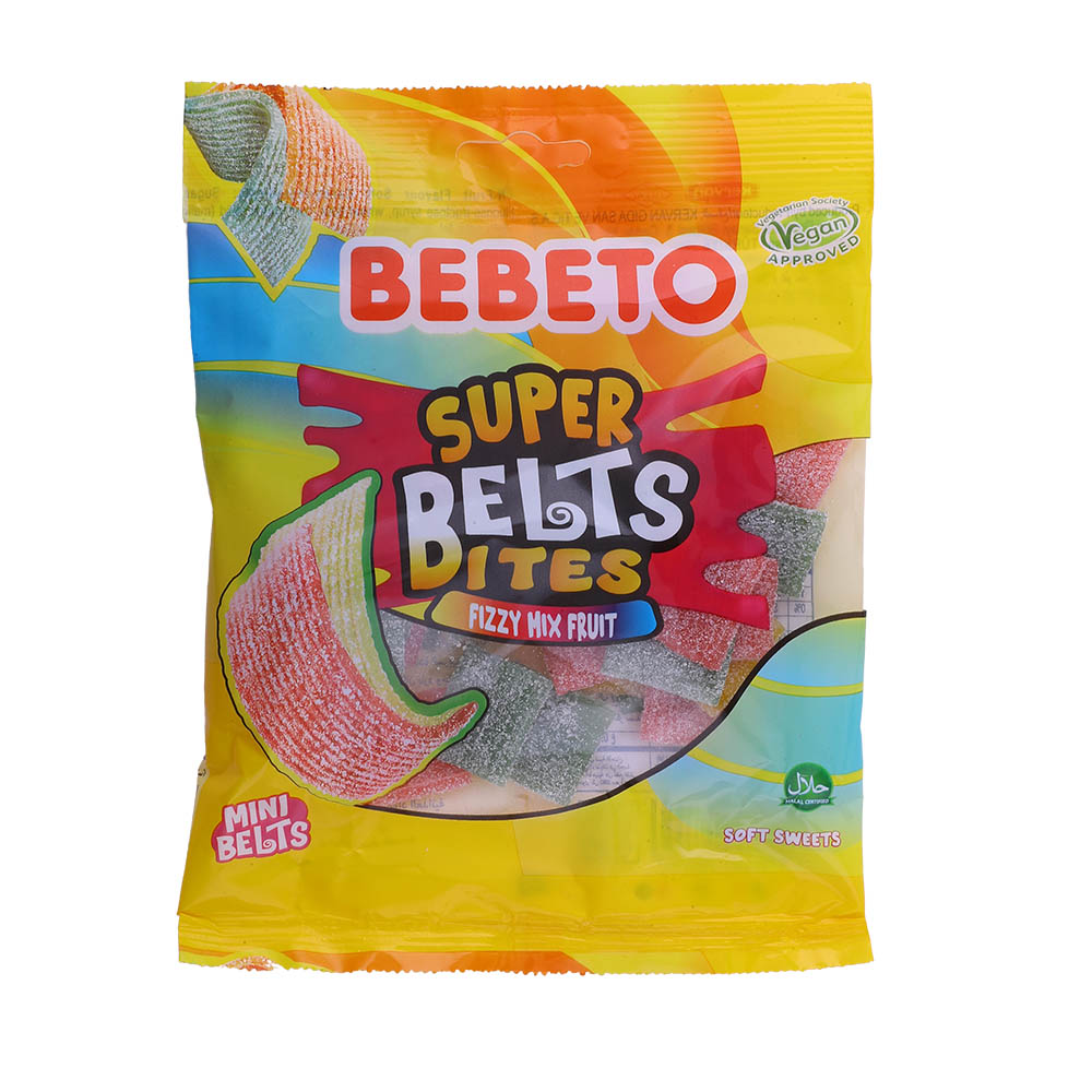 Bebeto Super Belt Bites Mix Candy 135g