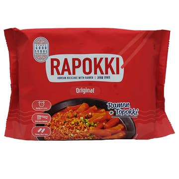 Good Seoul Original Rapokki Korean Rice Cake With Ramen 132g