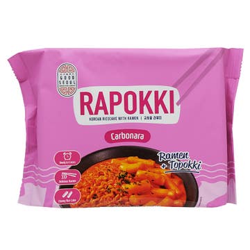 Good Seoul Rapokki Carbonara Korean Ricecake With Ramen 132g