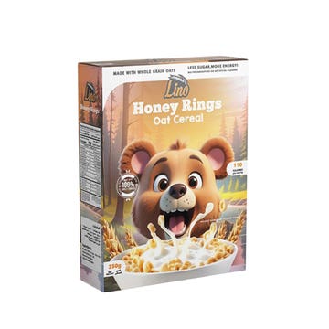 Lino Honey Rings With Oats Cereal 250g