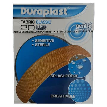 Duraplast Fabric Classic Plasters 2 Sizes 20s