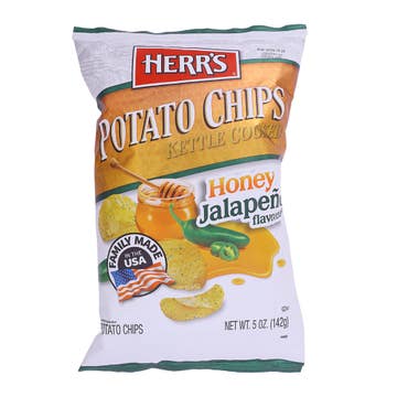 Herr's Honey Jalapeno Kettle Cooked Potato Chips 5oz