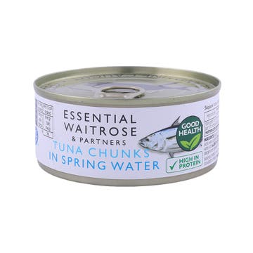Waitrose Essential Tuna Chunks In Spring Water 160g