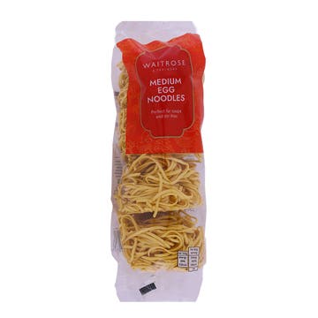 Waitrose Medium Egg Noodles 250g