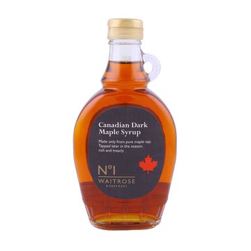 Waitrose Canadian Dark Maple Syrup 330g