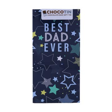 Chocotin Best Dad Ever Chocolate Bar 80g
