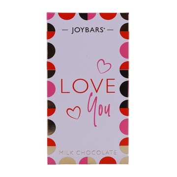 Joybar's Love You Milk Chocolate 80g