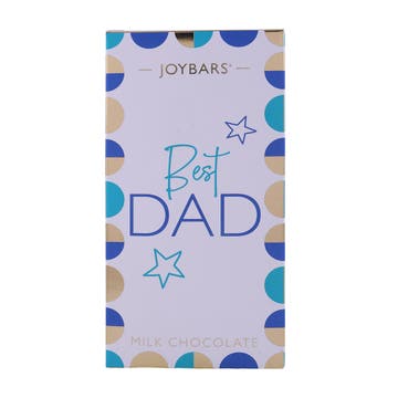 Joybar's Best Dad Milk Chocolate Bar 80g