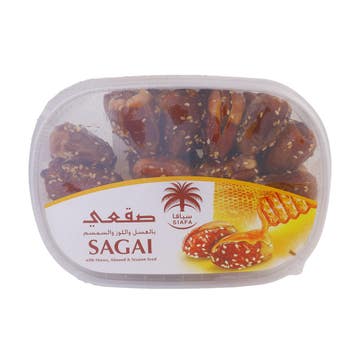 Siafa Sagai Dates With Almond Honey & Sesame Seeds 400g